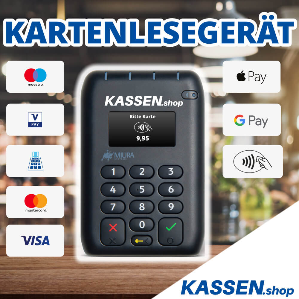 EC & Kreditkarten Kartenzahlgerät Bluepad 5000 Germania Insolvenz