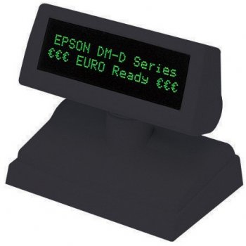 Kassendisplay Kundenanzeige Kassenanzeige Epson DMD 110 USB schwarz flach 2X20 